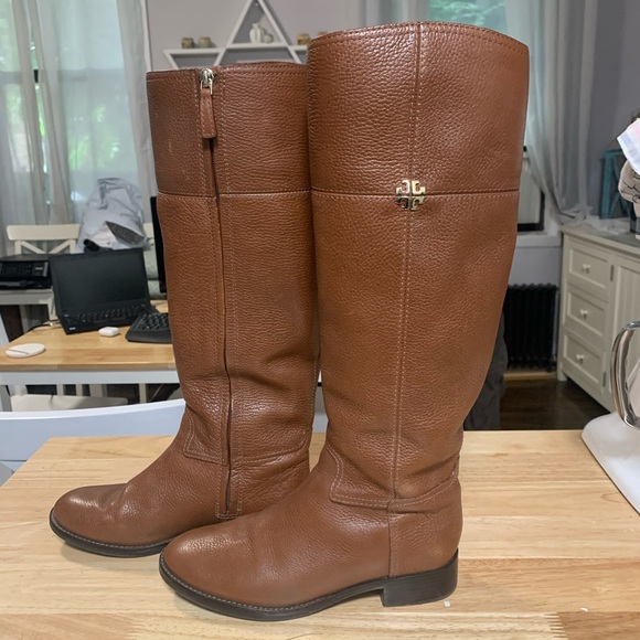 Jolie Riding Boot, Brown - TORY BURCH - Picture 3 of 9